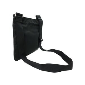 Prada bag saffiano Crossbody Tessuto messenger Nero Black Leather